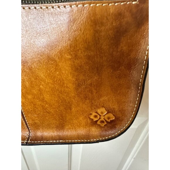 Patricia Nash Camille Embossed Leather Crossbody Bag Adjustable Strap & Back Zip - Picture 8 of 12